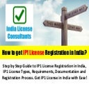 IP1 License Registration in India | PDF