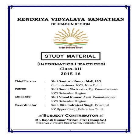 Informatics Practices Full PDF 2015-2016 