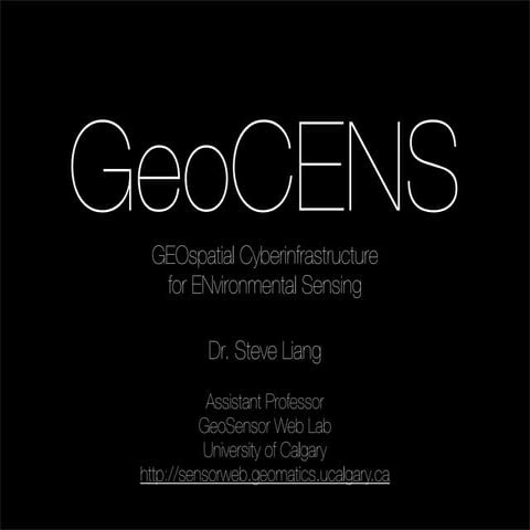 GeoCENS Presentation
