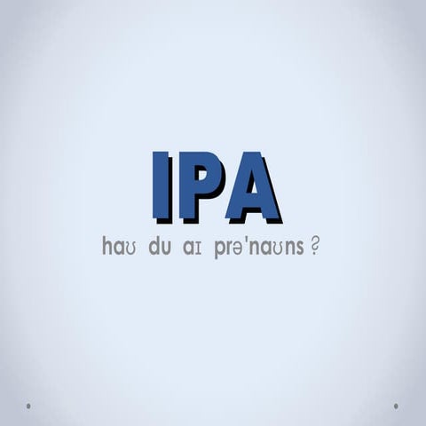 IPA