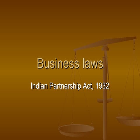 Indian partnership act1932
