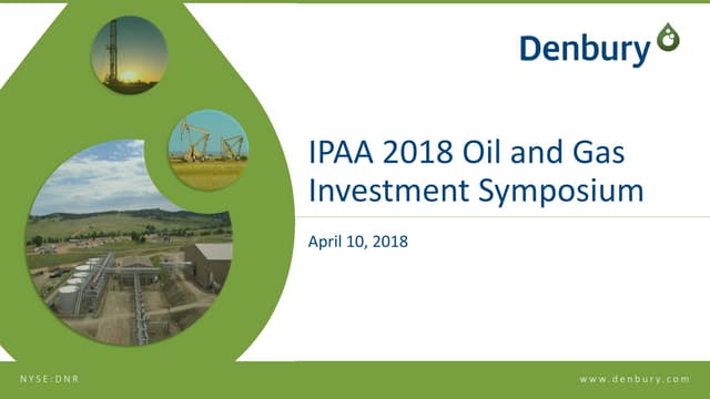 Ipaa 2018 oil and gas investment symposium