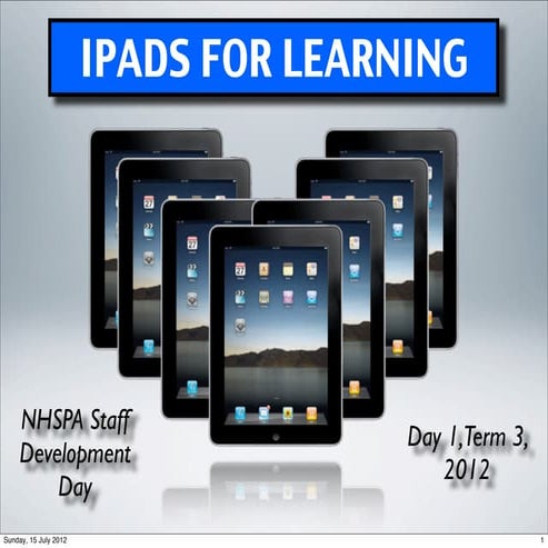 Ipad Presentation SDD