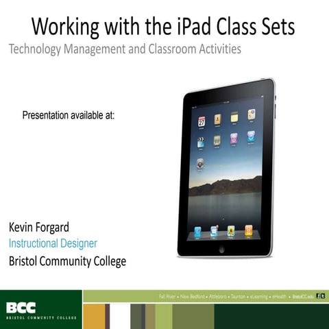 Working with iPad Class Sets