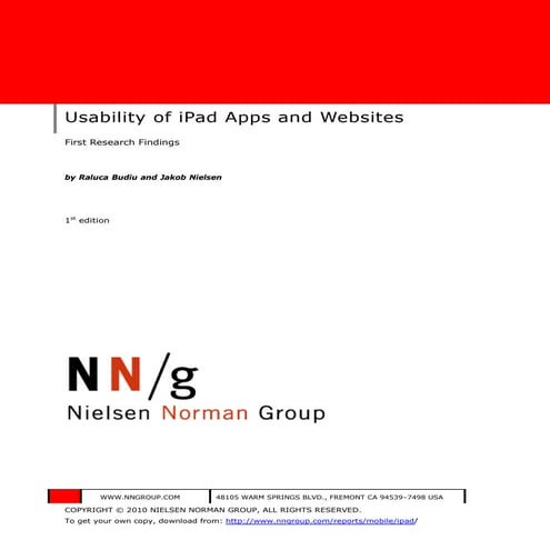 iPhone/iPad Human Interface Design | PDF