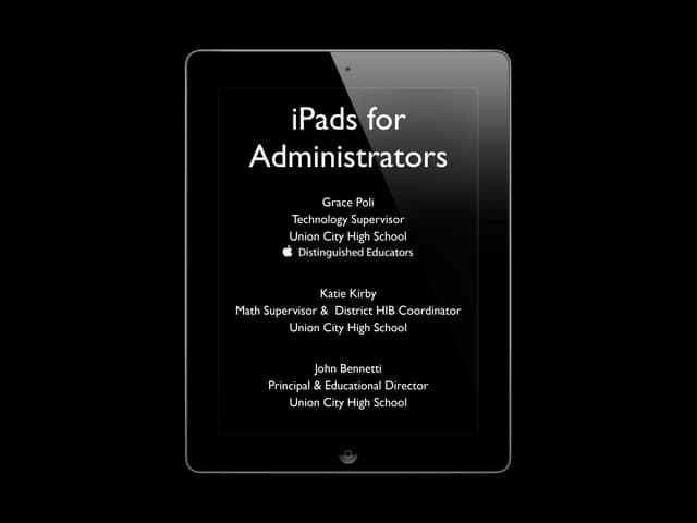 iPad for Administrators