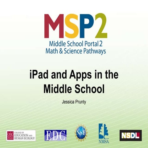Ipad and apps_webinar