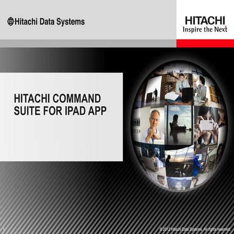 HDS iPad App for Hitachi Command Suite