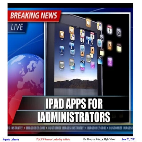 iPad Apps for iAdministrators