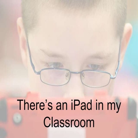 There's an iPad in My Classroom: Now What?