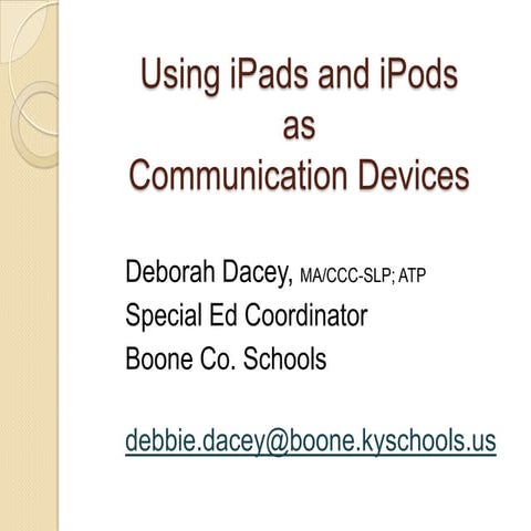 iPad communication apps - iTech