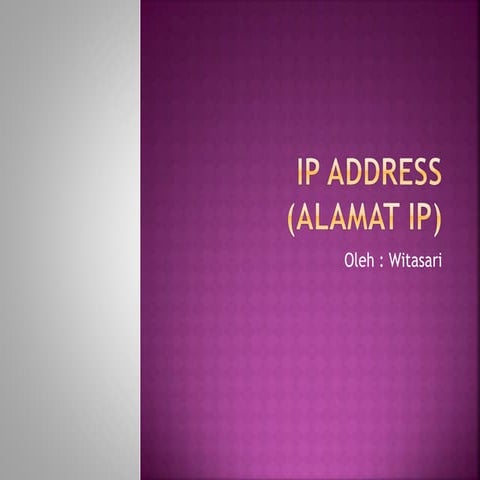 Ip address 