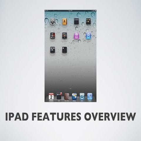 iPad Features Overview