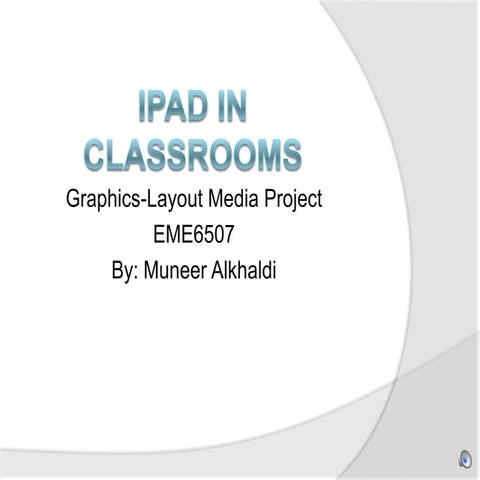 using  iPad in the classroom