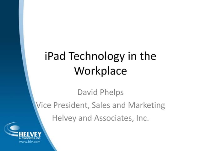 Ipad in the workplace final
