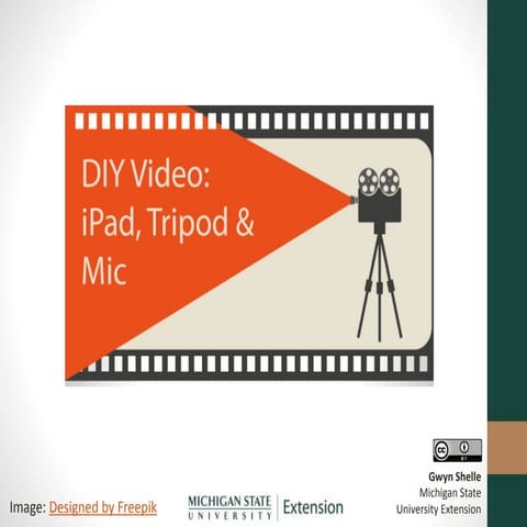 DIY Video: An iPad, Tripod & Microphone