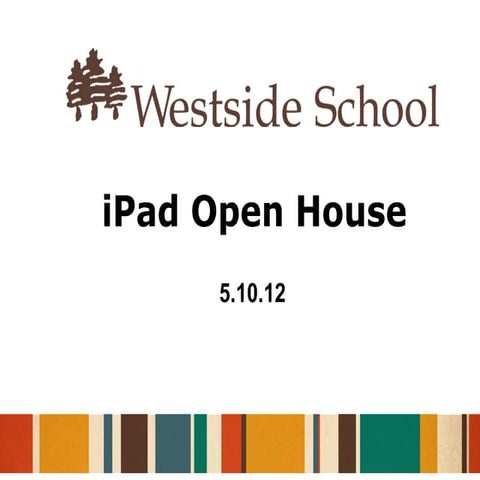 iPad one-to-one admin overview