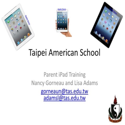 iPad Parent Training