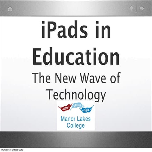 iPads for Education - The New Wave of Technology