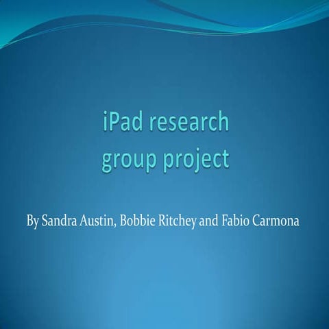 Ipad research pw