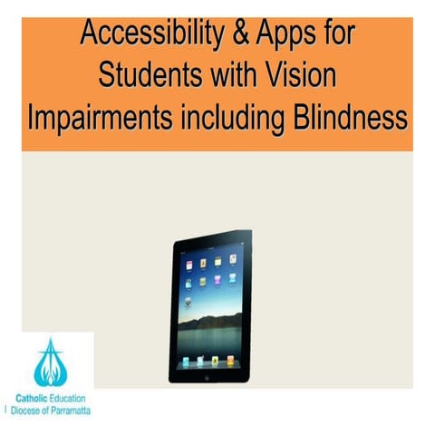 iPads accessibility_vision
