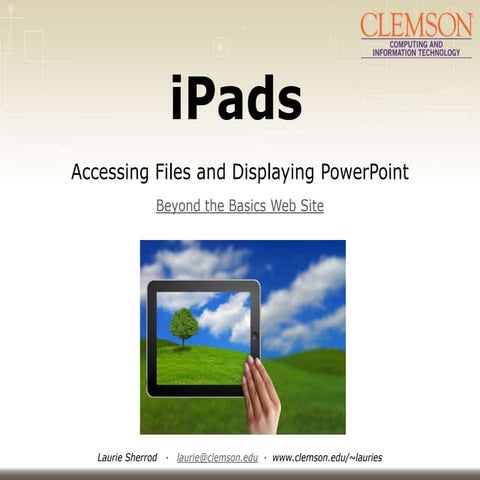 iPads - Accessing Files