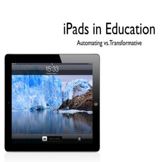iPads in Education- Part 2