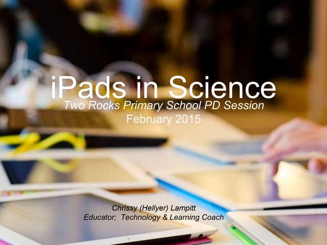 iPads in Science
