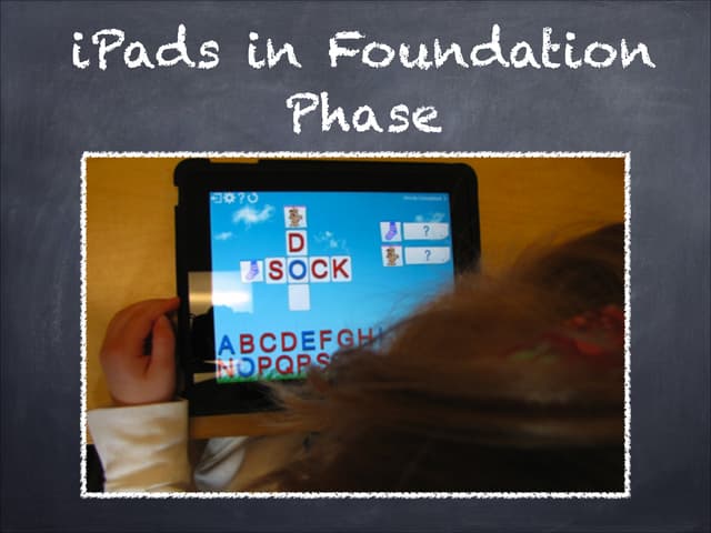 iPads and Early Years Education 