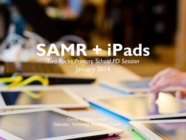 iPads with SAMR