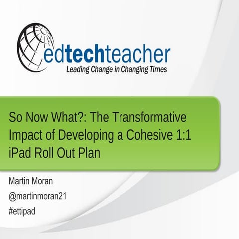 iPad Summitt Presentation