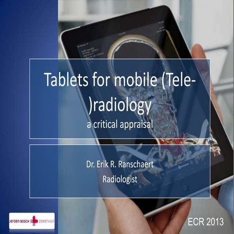 iPad for (tele)radiology, a critical appraisal