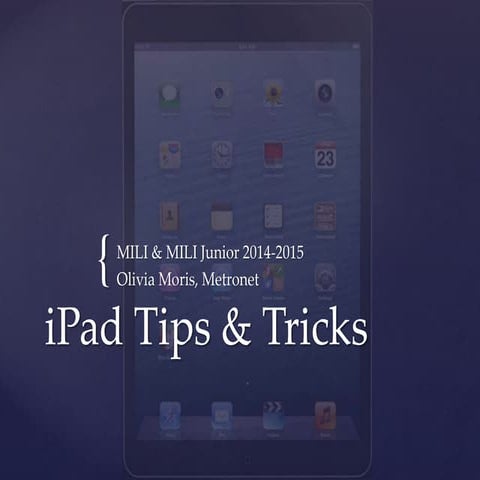 iPad Tips & Tricks 14-15