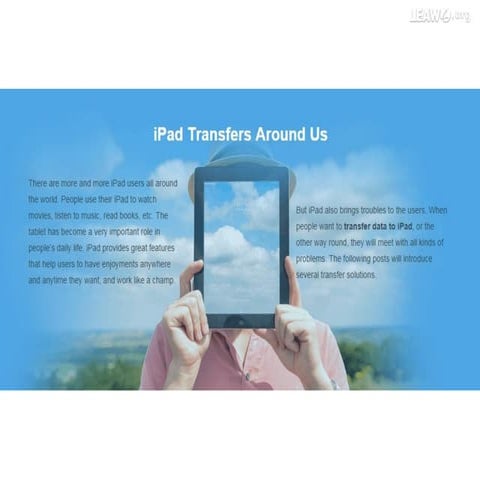 Ipad transfers around us