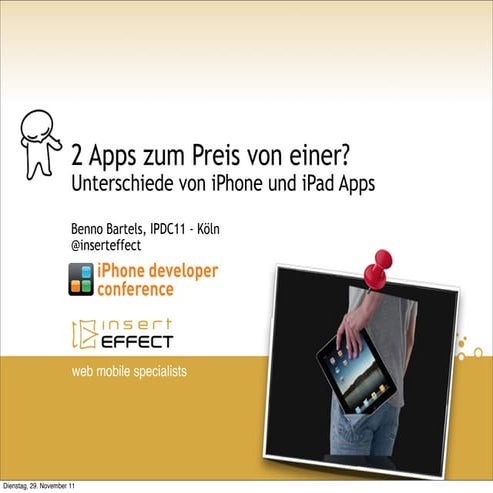 2 Apps zum Preis von einer? Unterschiede zwischen iPhone und iPad Apps