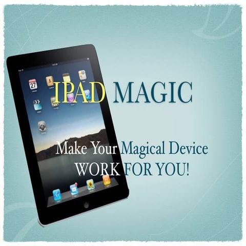 Unlock the Magic: How to set up and use your new ipad