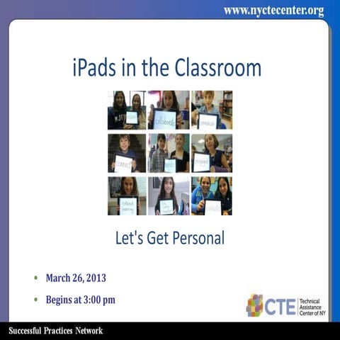 iPad Webinar 1