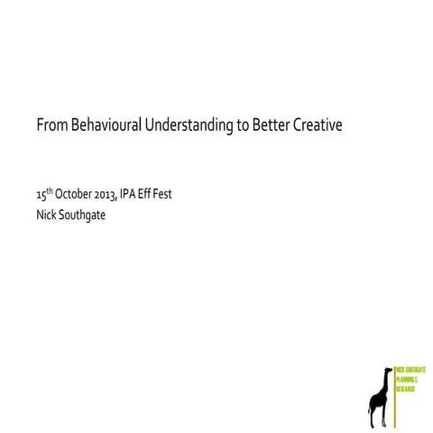 IPA Eff Fest - Nick Southgate 