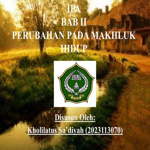 Ipa kelas 3 bab ii