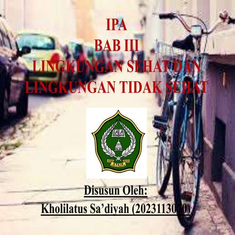 Ipa kelas 3 bab iii