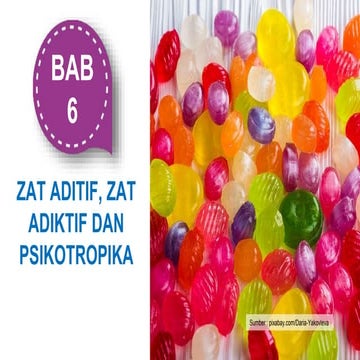 IPA Kelas 8 BAB 6 zat aditif, zat adiktif dan psikotropika.pptx