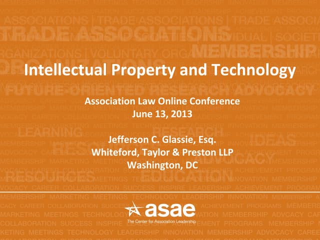 Intellectual Property and Technology