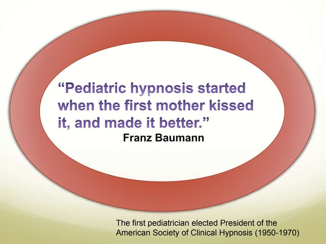 IPA november 2014 pediatric hypnosis