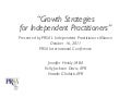 Growth Strategies for Independent Practitioners