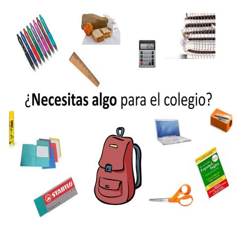 Los utiles escolares