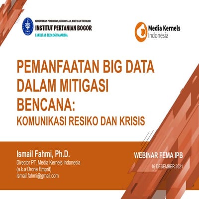 Pemanfaatan Big Data dalam Mitigasi Bencana | PDF