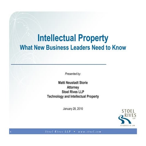 Intellectual Property Basics