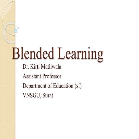 Blended learning a new way for students