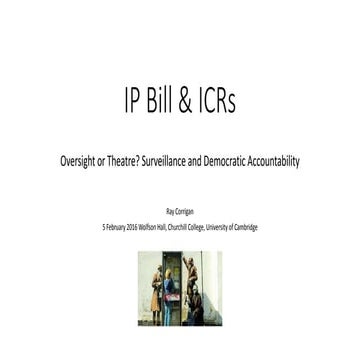 Investigatory Powers Bill & ICRs