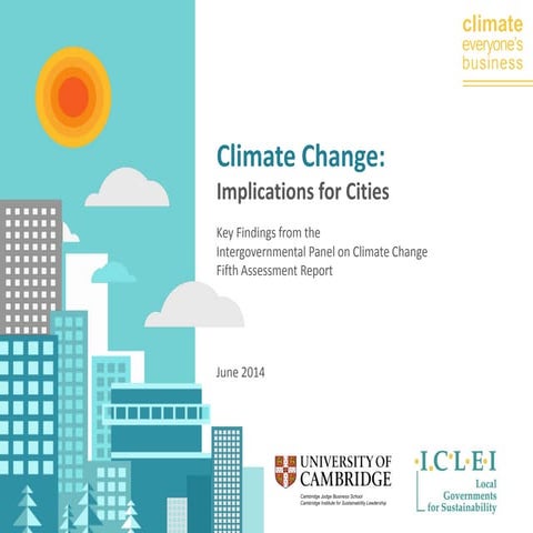 Climate Change: Implications for Cities